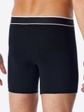 Schiesser Langer Boxer 955 Multi 6-pack Mannen Zwart/Nachtblauw 3XL