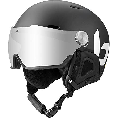 Bollé Might Visor Skihelm - Matzwart/Bruin Gun - Maat M (55-59 cm) - Unisex