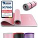 Tapis de sport - Caoutchouc nitrile-butadiène - Antidérapant - 1 cm - 183 x 61 cm