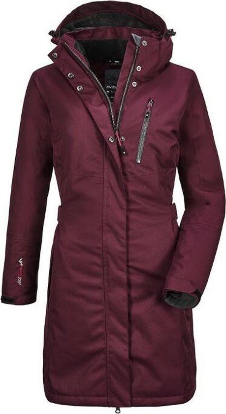 Killtec Alisi Parka Jas Dames - Bordeaux - Maat 38 - Winter 2020