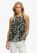 Superdry Beach Cami Top Dames Aztec Ikat Noir Viscose