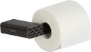 Geesa Shift toiletrolhouder zwart metaal geborsteld