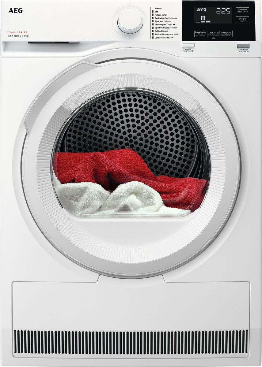 AEG TR78DD32B 7000 SensiDry® Warmtepompdroger - 8 kg - NL/FR