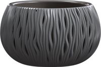 Prosperplast Bloemschaal Plantschaal Sandy Bowl 37cm Antraciet