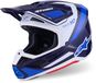 Alpinestars S-M7 Rise Blauw Wit Crosshelm - Helm