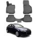 OMAC Auto-Fußmatten für Audi A3 2012-2020 Sportback Schwarz 4 tlg TPE