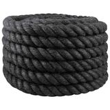 vidaXL Jute touw 400 mm 5 m zwart 100% tossa jute