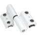 Fapim - Paumelle à clamer 2 lames type Grip+ paumelle de rainure européenne gauche (poignée à droite) gris aluminium