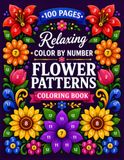 Relaxing Color By Number Flower Patterns