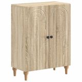 vidaXL - Badkamer - Opbergkast - ALKMAAR - Sonoma Eiken - 59,5 x 31 x 80 cm