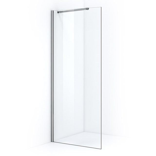 Maxaro Inloopdouche Diamond 80cm 8mm Helder Veiligheidsglas Chroom
