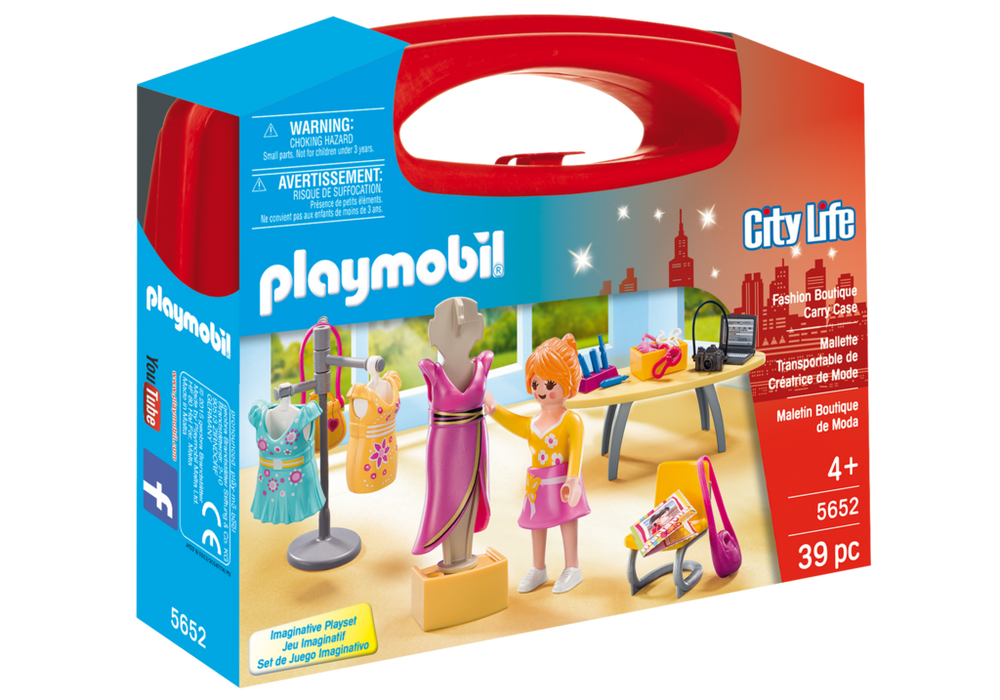Playmobil City Life Fashion Boutique Carry Case - 5652