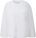 s.Oliver T-shirt à manches larges pour femme, blanc, coton, col rond, manche courte, extra court, ajusté, 1 pièce(s)