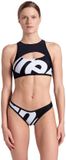 Arena Dames zwempak 2-delig Logo white multi-black-black M