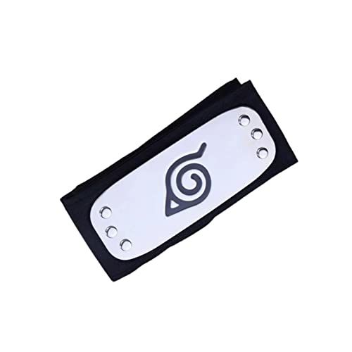 Naruto Shippuden Konoha Leaf Black Anime Ninja Cosplay Hoofdband