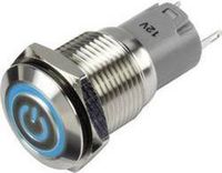 TRU COMPONENTS 1303026 LAS2GQF-11ZET/B/12V/S/P Drukschakelaar