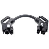 Akyga AK-EC-17 Adapter voor elektrisch voertuig 30 cm CCS2 naar CCS1 150 KW DC snel opladen