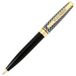 La Carterie Black & Gold Ballpoint Pen with Message on Clip, One Size