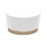 Wandlamp Tatiana Wandlamp Tatiana 1 x e27 in wit en licht hout