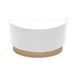 Wandlamp Tatiana Wandlamp Tatiana 1 x e27 in wit en licht hout