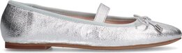 Sacha Dames Zilveren Metallic Ballerina's Maat 37