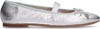 Sacha Dames Zilveren Metallic Ballerina's Maat 37