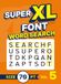 Super XL Font Word Search Size 70 pt Vol. 5: Low Vision Giant Print Puzzle Book for Visually Impaired Adults and Seniors