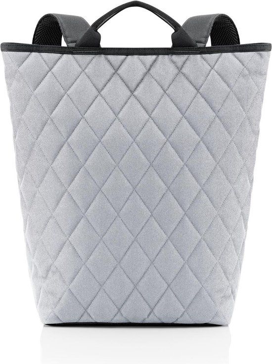 Reisenthel Shopper-Backpack Rugzak/Shopper - 16L - Rhombus Licht Grijs