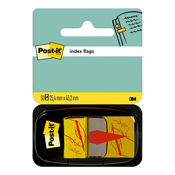 3M Post-it index met ondertekenen symbool (50 tabs)
