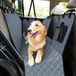 Wan GmbH Couverture pour chien pour banquette arrière de voiture - Couverture de coffre avec ceinture de sécurité - Imperméable et lavable - Gris