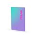 MILAN A4 gelijmd notitieboek, geruit papier, 48 vellen 95 g/m², Sunset Collection, lila