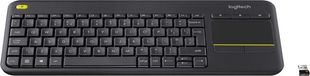 Logitech K400 Plus Wireless Touch Keyboard Black Spanish