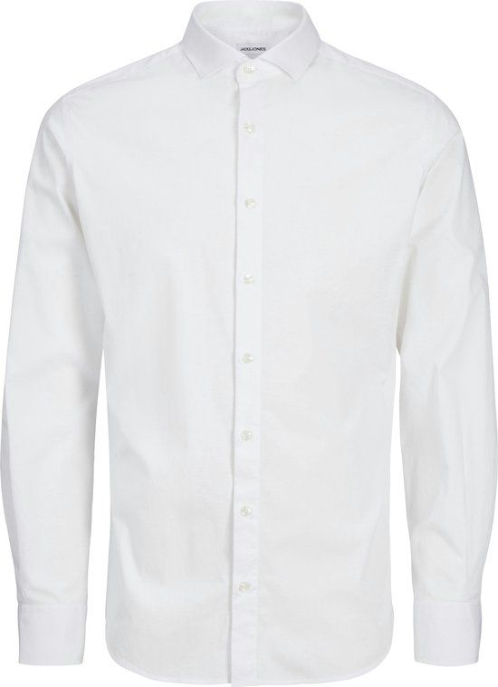JACK & JONES JUNIOR JJEAXEL STRETCH SHIRT LS NOOS JNR Jongens Overhemd - Maat 152