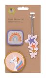 LÄSSIG Set van 3 hangers en patches, met drukknop, school-patches