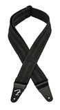 Fender x Wrangler Denim Strap, gewassen zwarte steek