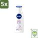 Nivea Repair & Care Body Lotion voor zeer droge huid, 400 ml - Grote verpakking - 5 stuks