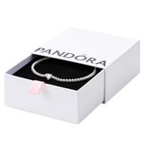 PANDORA Armband Timeless "Funkelndes Herz" silber, Zirkonia 590041C01
