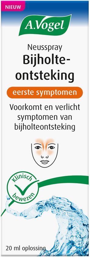 A.Vogel Neusspray Bijholteontsteking - 20 milliliter - Neusspray