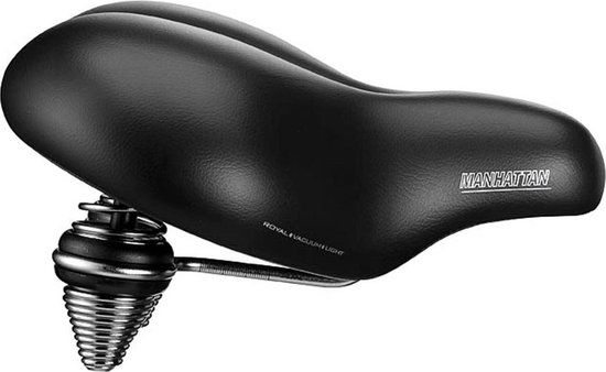 Selle Royal Manhatten - Urban Life Fietszadel - Unisex - Stadsfiets - Gel - Kunstleer - Staal