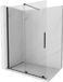 Mexen Velar paroi de douche coulissant Walk-in 150 x 200 cm, transparent 8 mm, noir