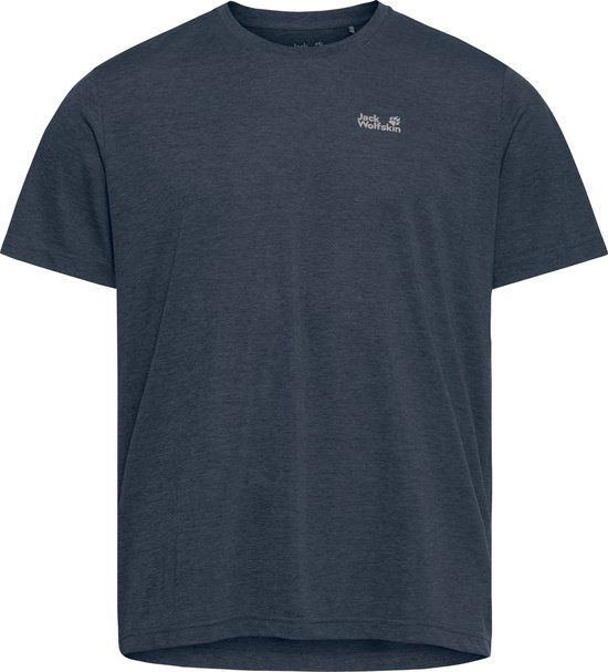 Jack Wolfskin Wildtrail T-Shirt Heren - Heren Korte mouw - Midnight Sky