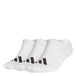 adidas PERFORMANCE 3 PACK NO SHOW SOCKS, white, 34-36