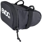 Evoc SEAT BAG Zadeltas, fietsframetas voor meer opbergruimte (0,3 l, extreem licht, snelle montage met gespen, reflecterend logo), zwart, Zwart, S, SEAT BAG