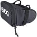 Evoc SEAT BAG Zadeltas, fietsframetas voor meer opbergruimte (0,3 l, extreem licht, snelle montage met gespen, reflecterend logo), zwart, Zwart, S, SEAT BAG