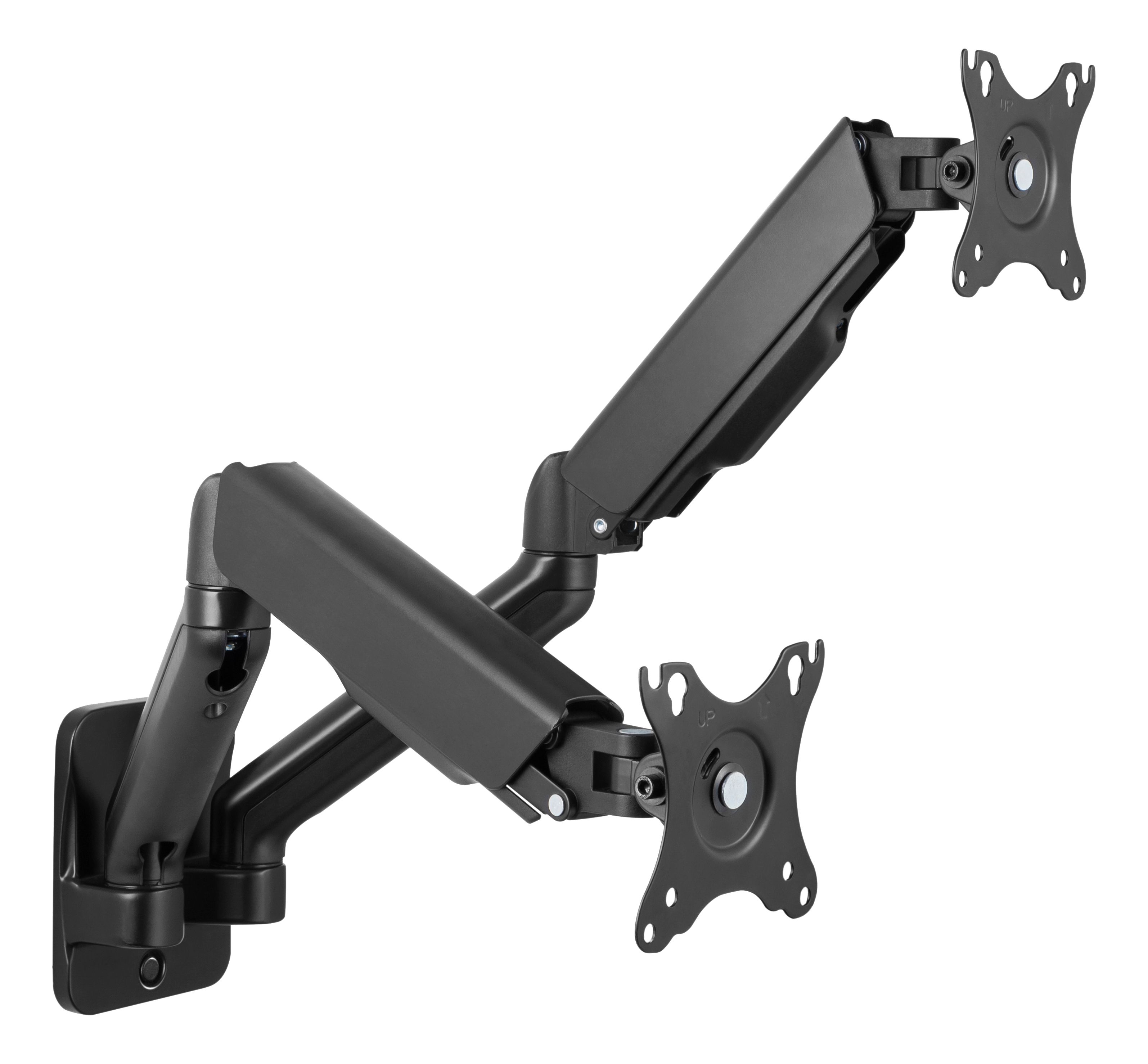 Deltaco Monitor Arm - Dual Monitor - 17-32 inch - Wall Mount - Black