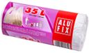 ALUFIX Vuilniszak met oor, 35 liter, 25 stuks, 53x60 cm, 10 µ, wit