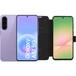 Samsung Galaxy A57 256GB Paars 5G + BlueBuilt Book Case Zwart