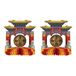 Beistle S50302AZ2 2-delig Chinees Nieuwjaar Centerpieces Gedrukt Papier Aziatische Gongs-Zen Tissue Tafeldecoraties voor Feesten, Multicolor