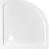 Adema Dawn douchebak - 80x80x4cm - kwartrond SMC - glans wit GT-8080R
