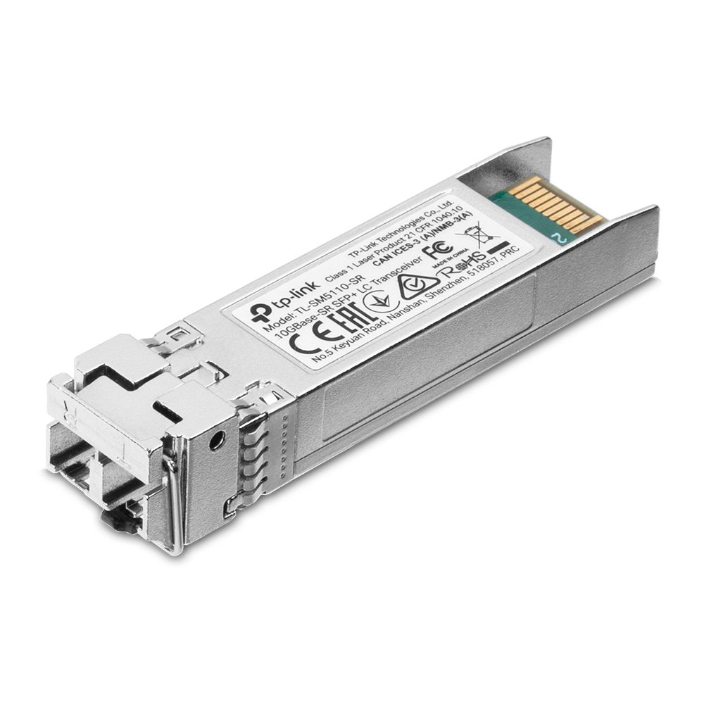 TP-Link TL-SM5110-SR SFP+ Fiber Optic Transceiver Module - 10 Gbit/s, 850 nm
